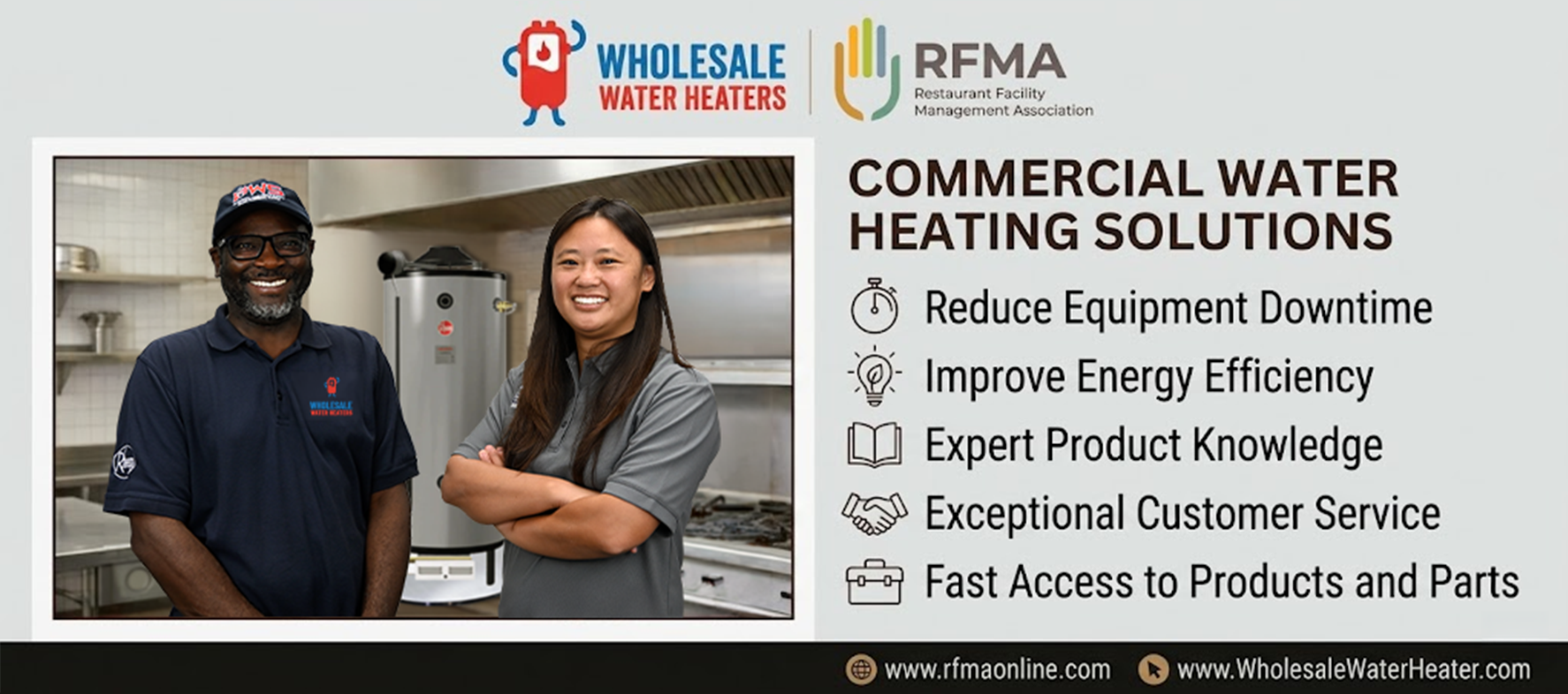 Wholesale Water Heater Joins RFMA as an Allied Member