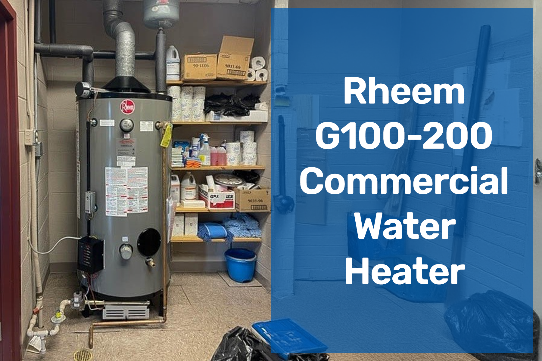 Rheem G100-200: The Universal 100-Gallon Commercial Water Heater Built for Performance