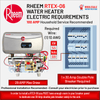 سخان مياه كهربائي فوري بدون خزان RHEEM RTEX-06T بقوة 6.5 كيلوواط 240 فولت