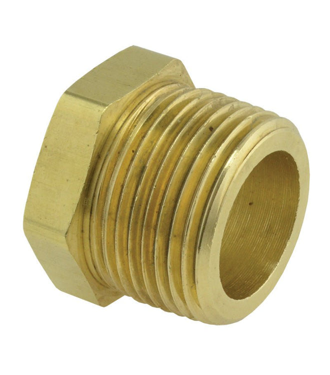 Rheem AP10003 Reducer Bushing (Brass) - 1 in. NPT x 3/4 in. NPT