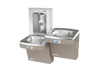 Oasis PG8FEBFSLTT-FPF Bi-Level Contactless Drinking Fountains w/Contactless Bottle Filler, Total PFAS Filter, Refrigerated Sandstone
