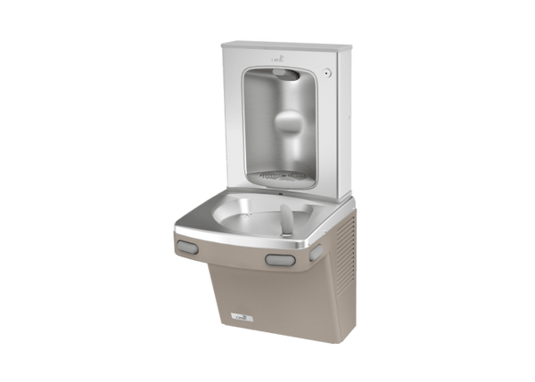Oasis PG8FSBF-FRX Mechanical Drinking Fountain w/ Mechanical Bottle Filler, Pharmaceutical Filter, Refrigerated Sandstone