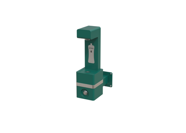 Oasis DWM-BC-GRN-US Outdoor On-Wall Mechanical Bottle Filler, Non-Refrigerated Green