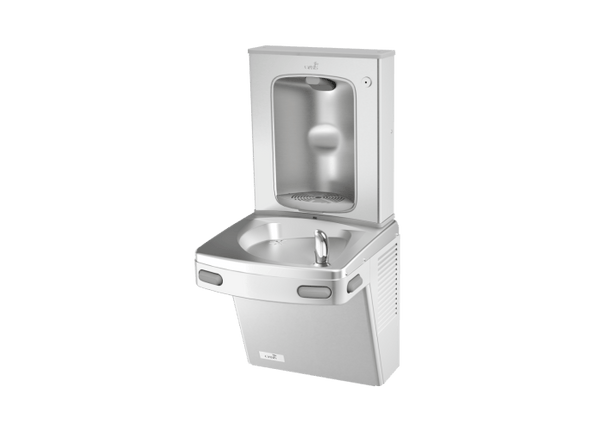 Oasis PG8SBF-BRB Mechanical Drinking Fountain and VR Bubbler  w/Contactless Bottle Filler, Refrigerated Stainless