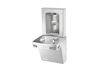 Oasis PGSBF-BRB Mechanical Drinking Fountain and VR Bubbler  w/Mechanical Bottle Filler, Non-Refrigerated Stainless