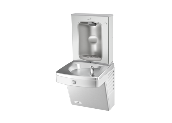 Oasis PGVSBF-BRB Mechanical Vandal Resistant Drinking Fountain with Vandal Resistant Bubbler w/Mechanical Bottle Filler, Non-Refrigerated Stainless