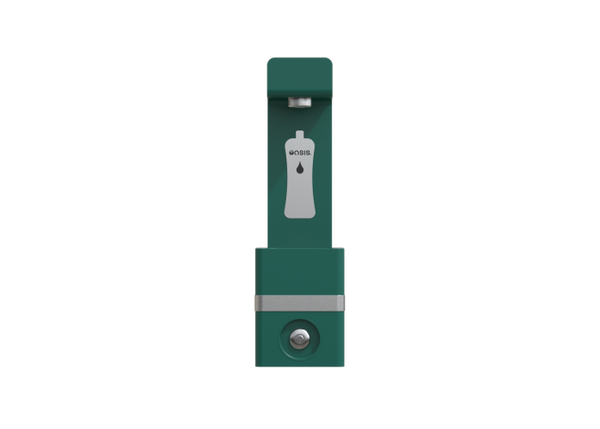 Oasis DWM-BC-GRN-US Outdoor On-Wall Mechanical Bottle Filler, Non-Refrigerated Green