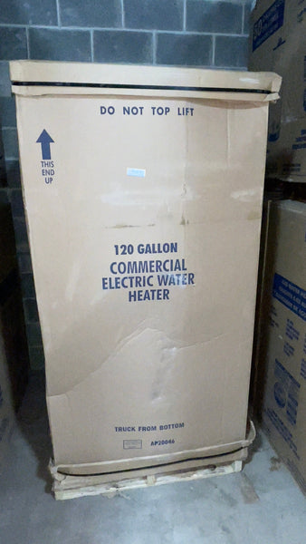 Rheem E120-36-G वाणिज्यिक भारी शुल्क इलेक्ट्रिक 120 गैलन 36kw जल हीटर इमर्शन थर्मोस्टेट के साथ
