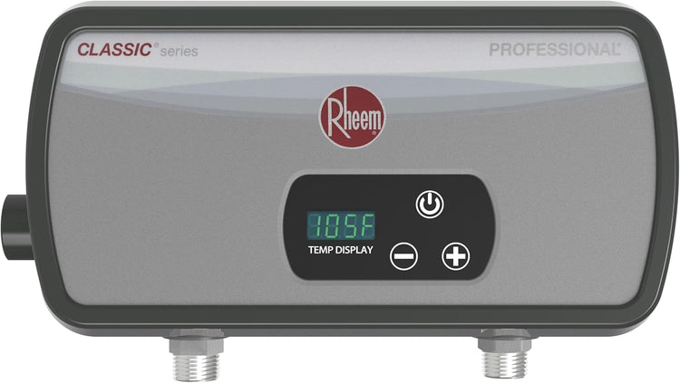 RHEEM RTEX-06T 6.5kw 240v टैंकलेस, त्वरित इलेक्ट्रिक वॉटर हीटर
