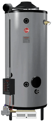 RHEEM G72-250A यूनिवर्सल 72 गैलन वाणिज्यिक 250,000 BTU ASME प्राकृतिक गैस जल हीटर