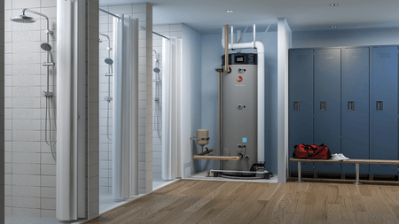 RHEEM GHE100SU-200 Natural Gas Triton 100 Gallon Smart Universal 199,900 BTU Commercial Water Heater