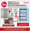 صندوق مفتوح جديد - سخان مياه كهربائي فوري بدون خزان RHEEM RTEX-24 24kw 240v #7