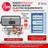 سخان مياه كهربائي فوري بدون خزان RHEEM RTEX-04T 3.5kw 120v