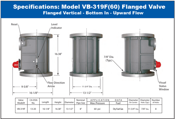 Pacific Seismic Products VB-319F Series 8