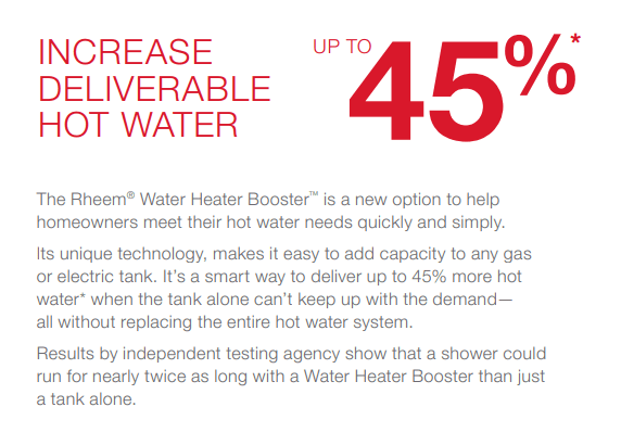 Rheem RTEX-AB7 7.2 kW Electric Water Heater Tank Booster - wholesalewaterheater
