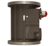 صمامات إغلاق الغاز الأرضي عالية الضغط المقاومة للزلازل من سلسلة VB-319F من Pacific Seismic Products بمقاس 8