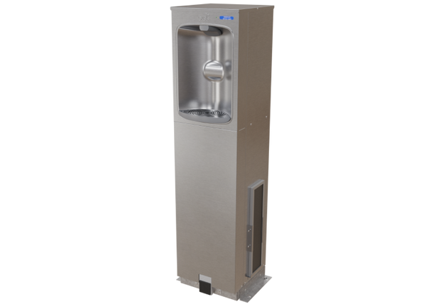 Oasis PFCPD10EBF Outdoor, Free-Standing Contactless Bottle Filler, Refrigerated, Outdoor Filter