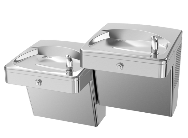 Oasis PGVF8ACSL-14G FRX Bi-Level Heavy Duty, Vandal Resistant Mechanical Drinking Fountains, PharmaceuticaI Filter, Refrigerated Stainless
