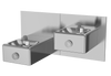 Oasis MSSLPM Bi-Level On-A-Wall Fountain, Non-Refrigerated Stainless