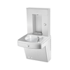 Oasis PGVFMVBF-BRB-FPF Mechanical Vandal Resistant Drinking Fountain and Bubbler w/Mechanical Bottle Filler, Total PFAS Filter, Non-Refrigerated Stainless