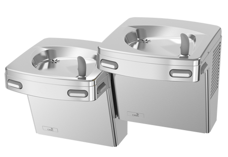 Oasis PGFACSL-FVF Bi-Level Mechanical Drinking Fountains VersaFilter III Filter, Non-Refrigerated Stainless