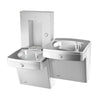 Oasis PGVMVBFSL-BRB Bi-Level Mechanical Vandal Resistant Drinking Fountains and Bubblers w/Mechanical Bottle Filler, Non-Refrigerated Stainless