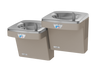 Oasis PGF8ACSLTT-FRX Bi-Level Contactless Drinking Fountains Pharmaceutical Filter, Refrigerated Sandstone