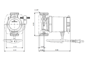 Grundfos COMFORT 10-16 TA BU/LC Hot Water Recirculation Pump, part 98420224