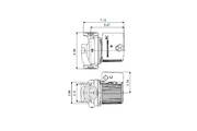 Grundfos UPS 26-150 F Cast Iron Circulator Pump, 230V, part 95906631