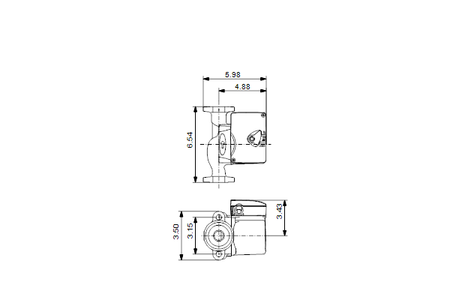 Grundfos UPS 26-99 SFC High-Efficiency Stainless-Steel Circulator Pump, 115V 60Hz 9H, part 98961763