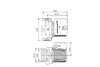Grundfos UPS 43-100 SF Bronze, Stainless-Steel Circulator Pump, 115V 9H, part 95906638