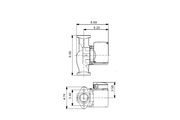 Grundfos UP43-75 BF Bronze Circulator Pump, 1/6 HP, 115V, part 52722370