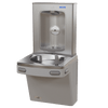 Oasis PG8EBF Mechanical Drinking Fountain w/Contactless Bottle Filler, Refrigerated Greystone