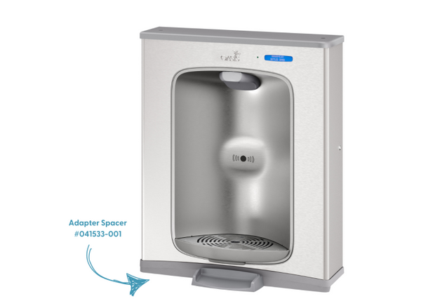 Oasis Retrofit Bottle Filler Spillway Adapter, Stainless Steel Alcove