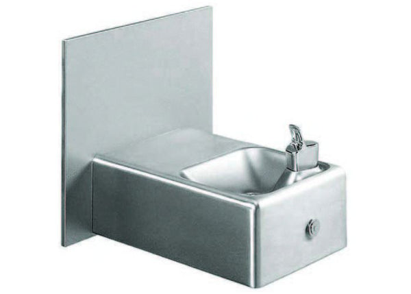 Oasis M140FZ Frost Resistant, On-A-Wall Fountain, Non-Refrigerated Stainless