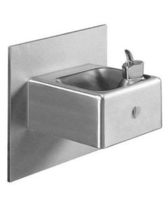 Oasis M110FZ Frost Resistant, On-A-Wall Fountain, Non-Refrigerated Stainless