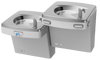 Oasis PGF8ACSLTM-FPF Bi-Level Contactless & Mechanical Drinking Fountains Total PFAS Filter, Refrigerated Greystone