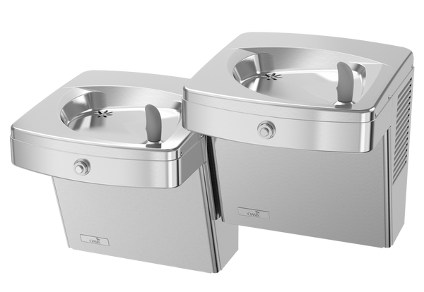 Oasis PGVF8ACSL-FRX Bi-Level Vandal Resistant Mechanical Drinking Fountains, PharmaceuticaI Filter, Refrigerated Stainless