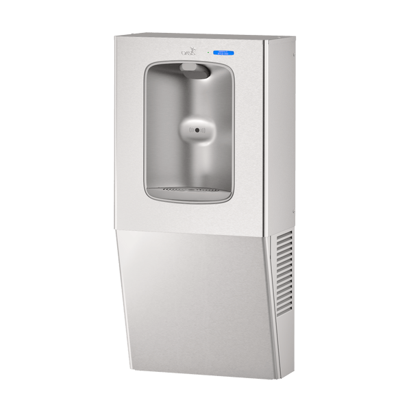 Oasis PGN8FEBF-FRX Wall-Mounted Contactless Bottle Filler, Pharmaceutical Filter, Refrigerated Stainless
