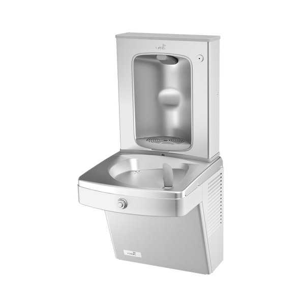 Oasis PGV8SBF Mechanical Vandal Resistant Drinking Fountain w/Mechanical Bottle Filler, Refrigerated Stainless