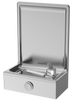 Oasis F130PM Simulated Semi-Recessed Drinking Fountain, Non-Refrigerated Stainless