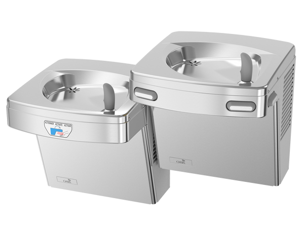 Oasis PGF8ACSLTM-FRX Bi-Level Contactless & Mechanical Drinking Fountains Pharmaceutical Filter, Refrigerated Stainless