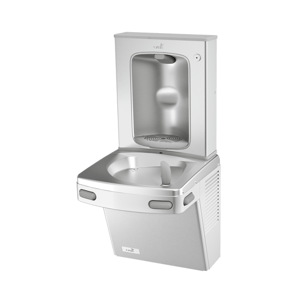 Oasis PG8SBF Mechanical Drinking Fountain w/Mechanical Bottle Filler, Refrigerated Stainless