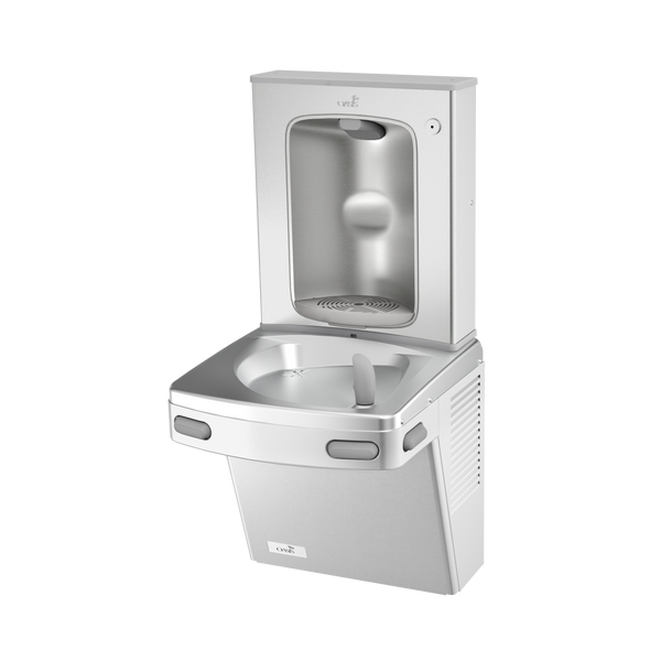 Oasis PGFSBF-FVF Mechanical Drinking Fountain w/Mechanical Bottle Filler, VersaFilter III Filter, Non-Refrigerated Stainless