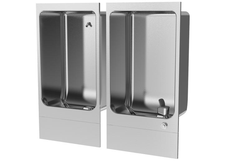 Oasis FLF231PM Fuente de agua completamente empotrada con combinación de escupidera, sin refrigeración, acero inoxidable