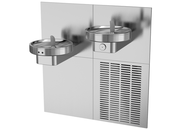 Oasis M8CREM Bi-Level, In-Wall Modular Radii With Electric Eye, Refrigerated Stainless