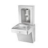 Oasis PGVEBFSL-14G-BRB Bi-Level Heavy Duty, Mechanical Vandal Resistant Drinking Fountains and Bubblers w/Contactless Bottle Filler, Non-Refrigerated Stainless