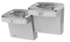 Oasis PGF8ACSLTT-FPF Bi-Level Contactless Drinking Fountains Total PFAS Filter, Refrigerated Greystone