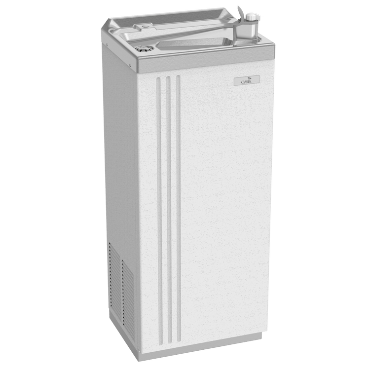 Oasis P14FA Free Standing or Against-A-Wall Cooler, Refrigerated Greystone