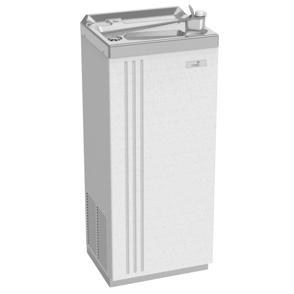 Oasis PLF14FAH Hot 'N Cold, Free Standing or Against-A-Wall Cooler, Refrigerated Greystone